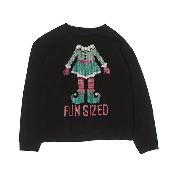 Hanes Other - Hanes Fun Sized Elf Sweatshirt Girls L